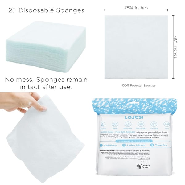 LuxeClean™ Bath Sponges