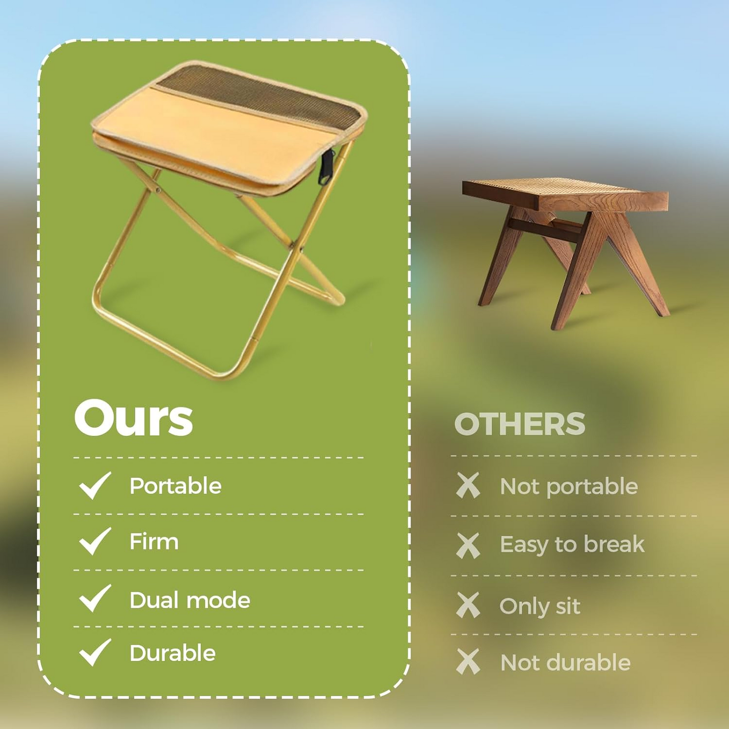 SitCarry™ The 2-in-1 Portable Chair Bag