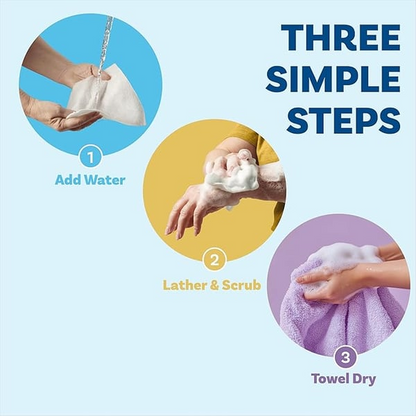 LuxeClean™ Bath Sponges
