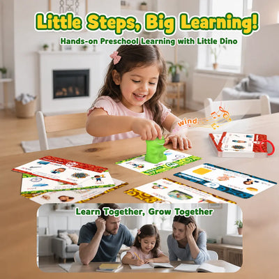 The Special Dino | Interactive Talking Flash Cards & Phonics Toy for Kids