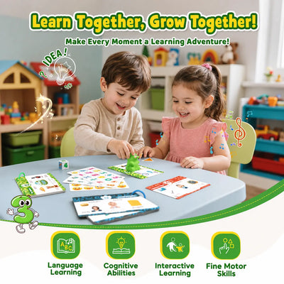 The Special Dino | Interactive Talking Flash Cards & Phonics Toy for Kids