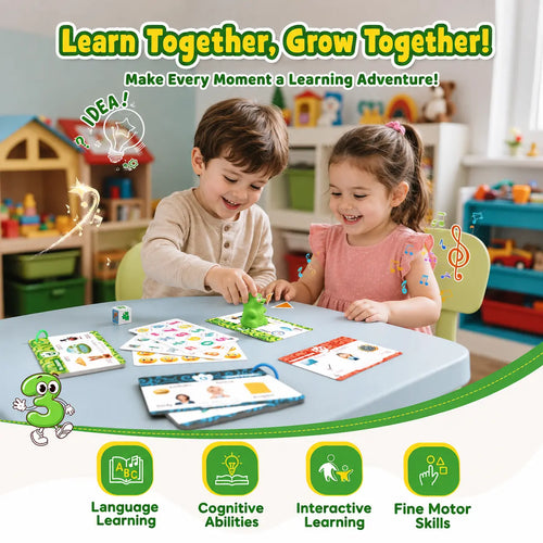 The Special Dino | Interactive Talking Flash Cards & Phonics Toy for Kids